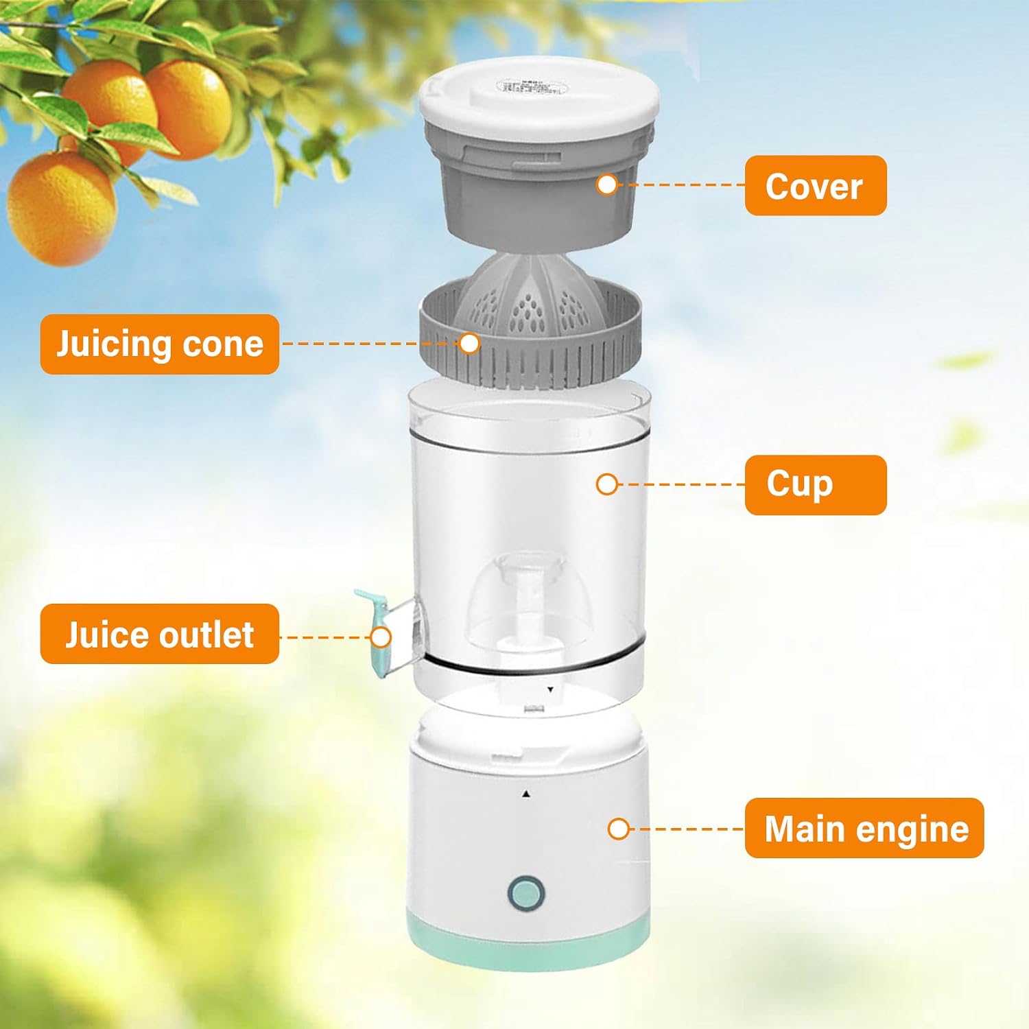 EXPRIMIDOR DE NARANJA ELECTRICO - ENVIO GRATIS